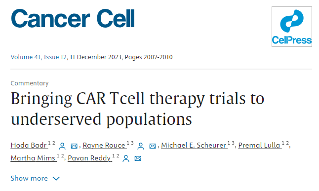 Maria Natalia Gandur Quiroga: Pioneering Equity in Cancer Treatment: A Model Worth Emulating