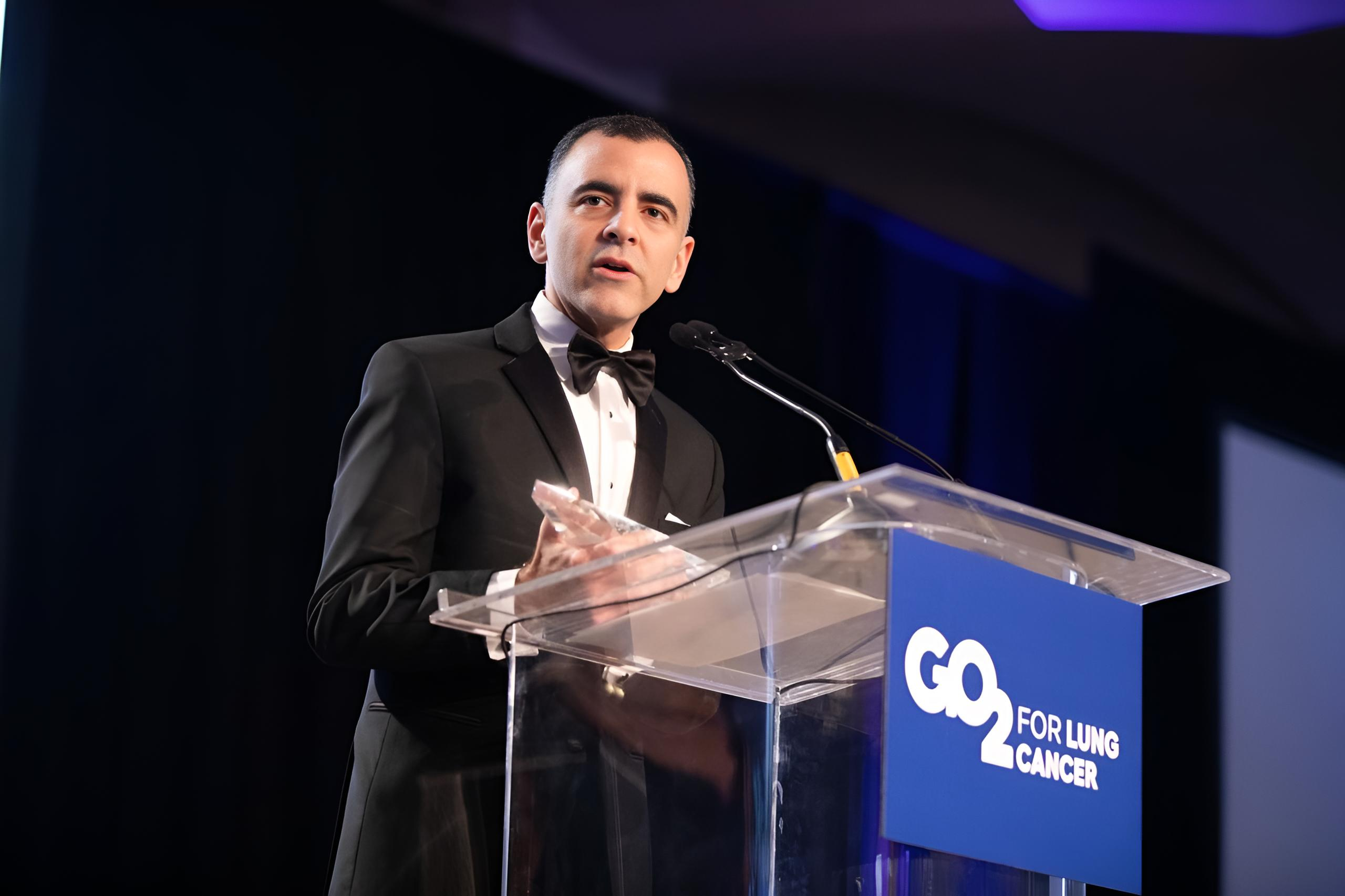 Mark Awad was honored by GO2 for Lung Cancer at the 18th Annual Simply the Best Gala - Dana-Farber Cancer Institute