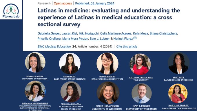 An evaluation of the Latina experience in MedEd is out - Florez Lab