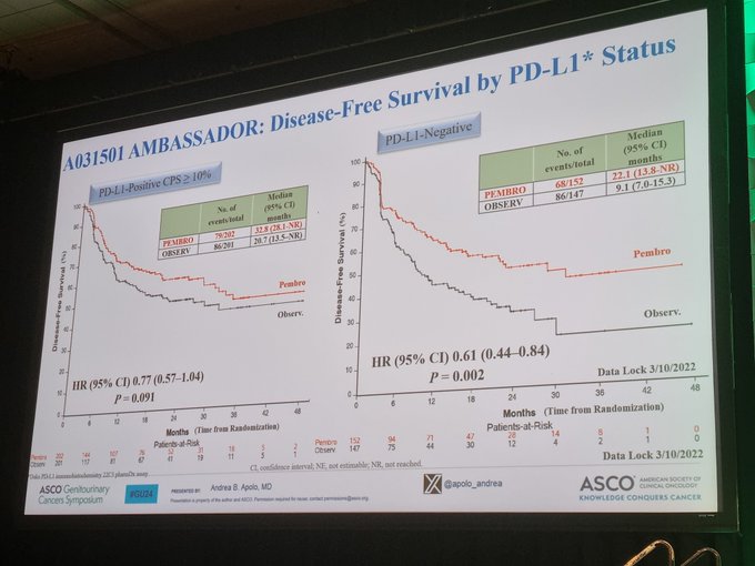 Roberto Iacovelli: Andrea Apolo at GU24 presented results of AMBASSADOR trial
