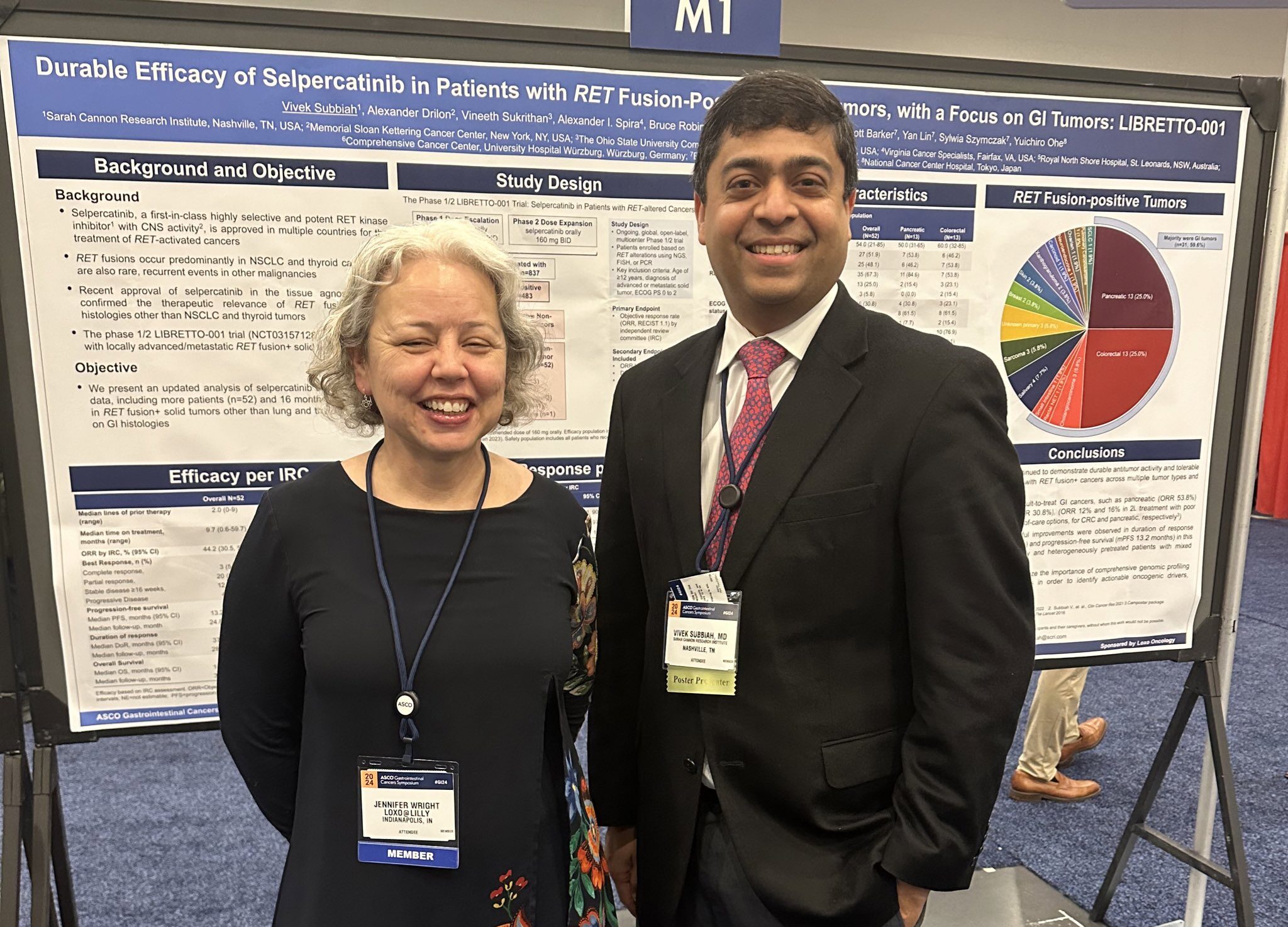 Vivek Subbiah: 'Was great to partner with her and the team on the Selpercatinib RET fusion tissue agnostic approval