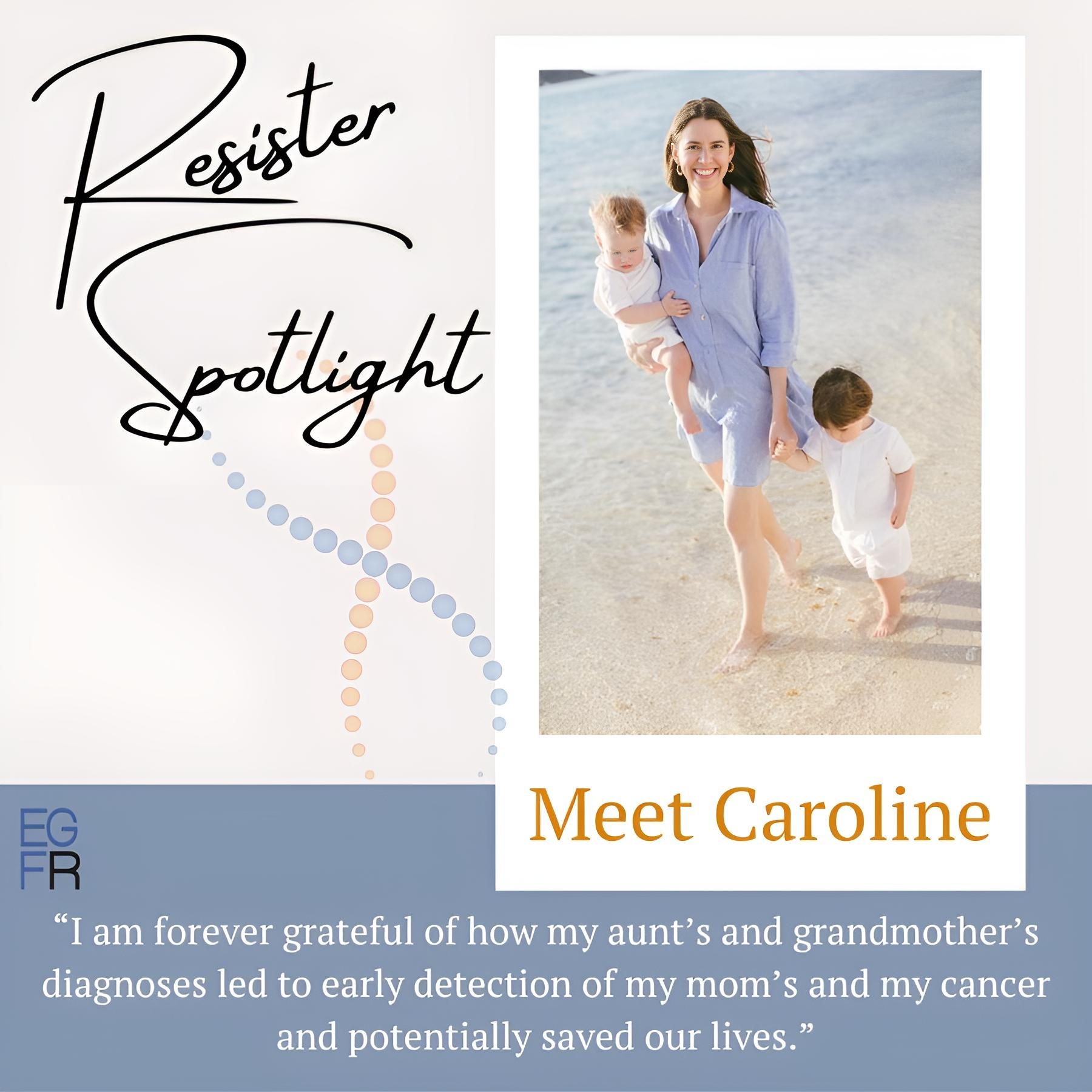 A 32-year-old lung cancer survivor, mother of 2 and oncology nurse practitioner - EGFR Resisters