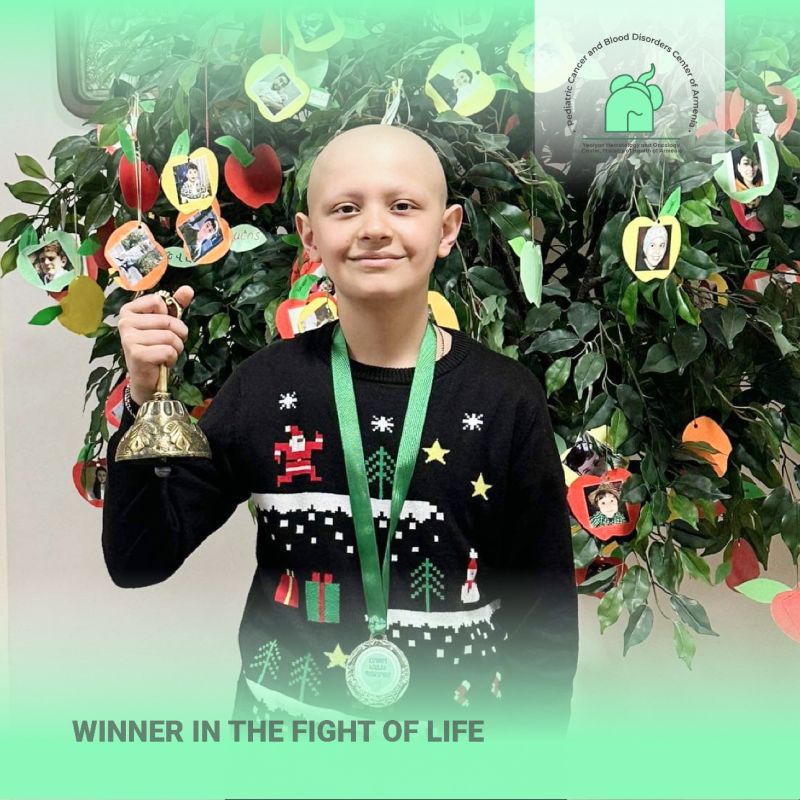 Gor also became 'Winner in the fight of life' - Pediatric Cancer and Blood Disorders Center of Armenia