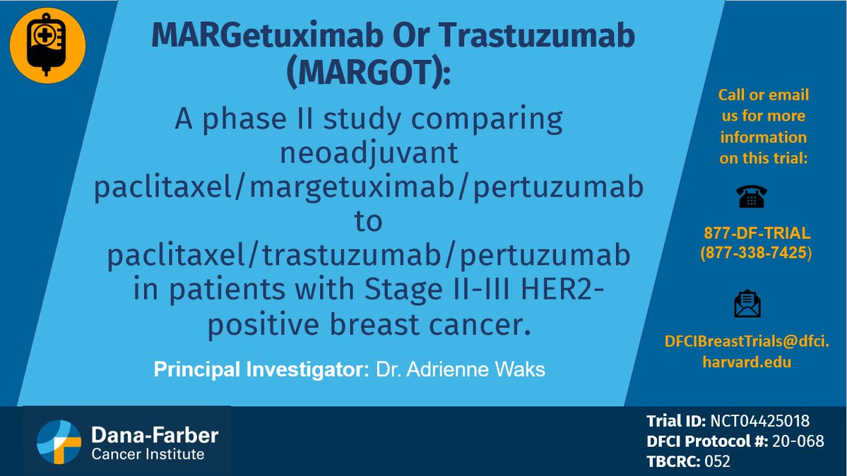 The MARGOT is optimizing preoperative therapy for Stage II-III HER2+ breast cancer - Dana-Farber’s Breast Oncology Center