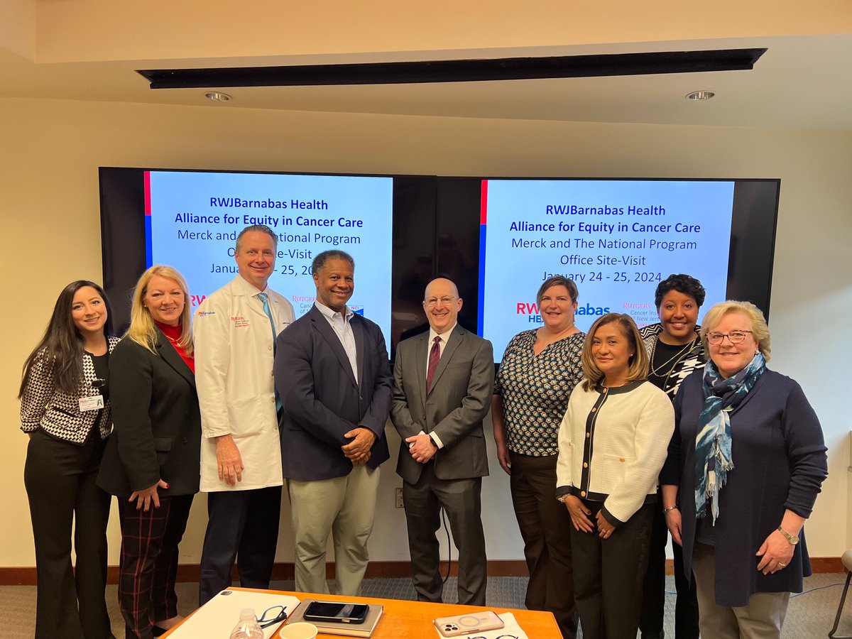 Andrew M. Evens: Rutgers Cancer Institute NJ is honored to be one of few centers nationally part of the 'Alliance for Equity in Cancer Care' via the Merck Foundation