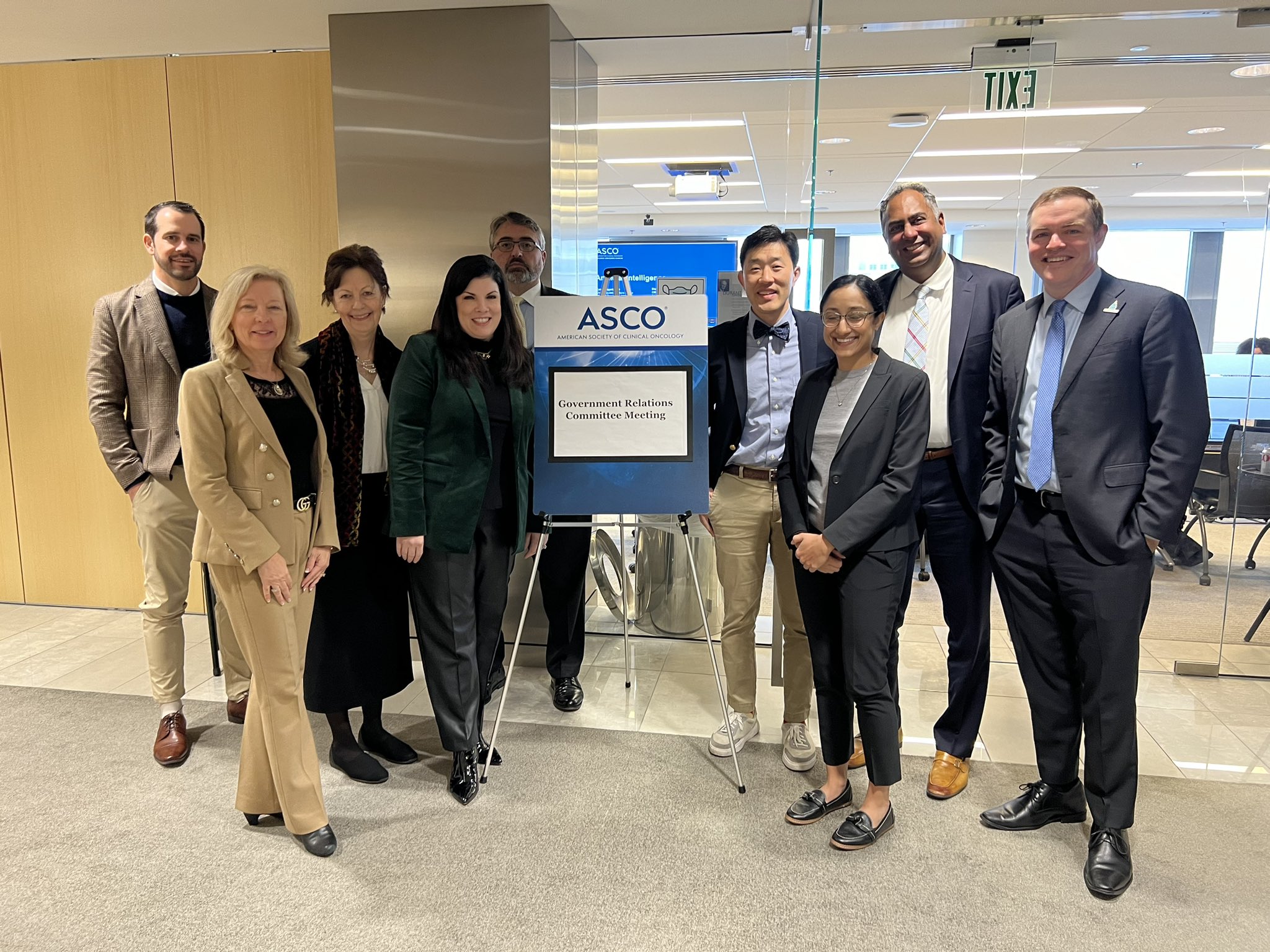 Lynn M. Schuchter: Productive day at ASCO HQ with the Gov't Relations Committee