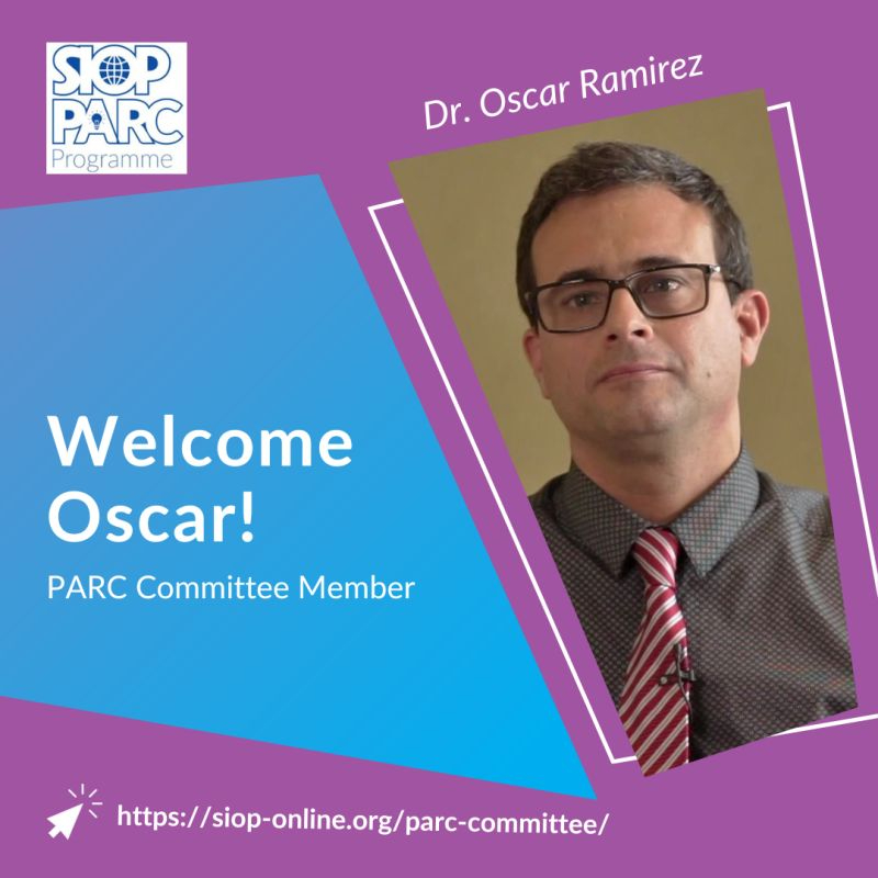 Congratulations to Oscar Ramirez on joining the Programme for Advancing the Research Capacity Committee for a term of 3 years - SIOP