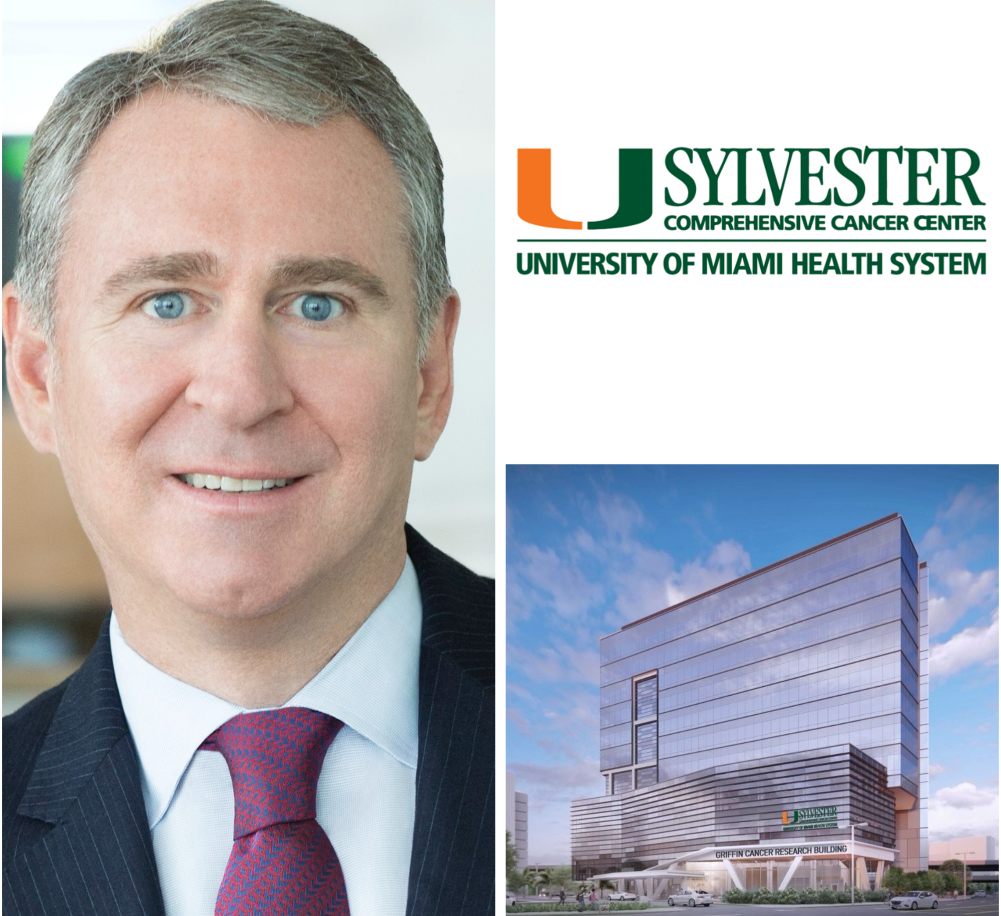 Kenneth C. Griffin Donates $50 Million to University of Miami's Sylvester Comprehensive Cancer Center