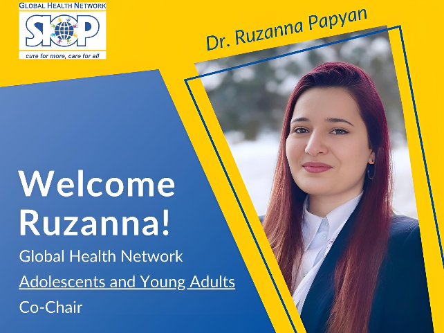 Congratulations to Ruzanna Papyan (Armenia) on joining the Global Health Network Group Adolescents and Young Adults as Co-Chair! - SIOP