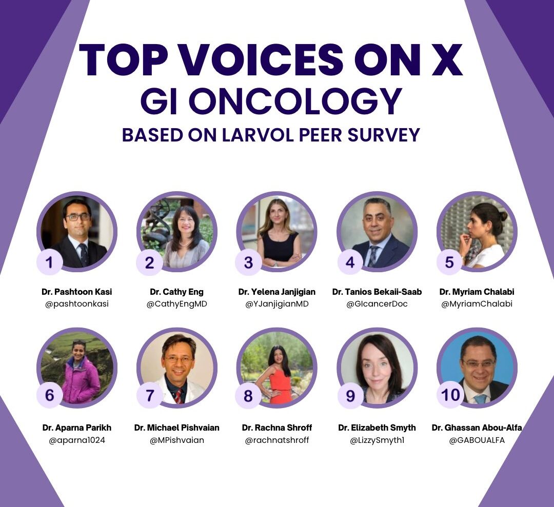 GI Oncology voices that stand out - as selected by peer survey - LARVOL