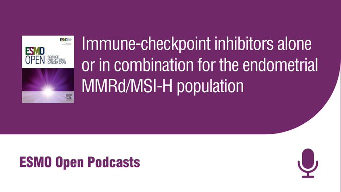 New ESMO Open podcast with Nicoletta Colombo, Florence Joly and Rita Canario - ESMO