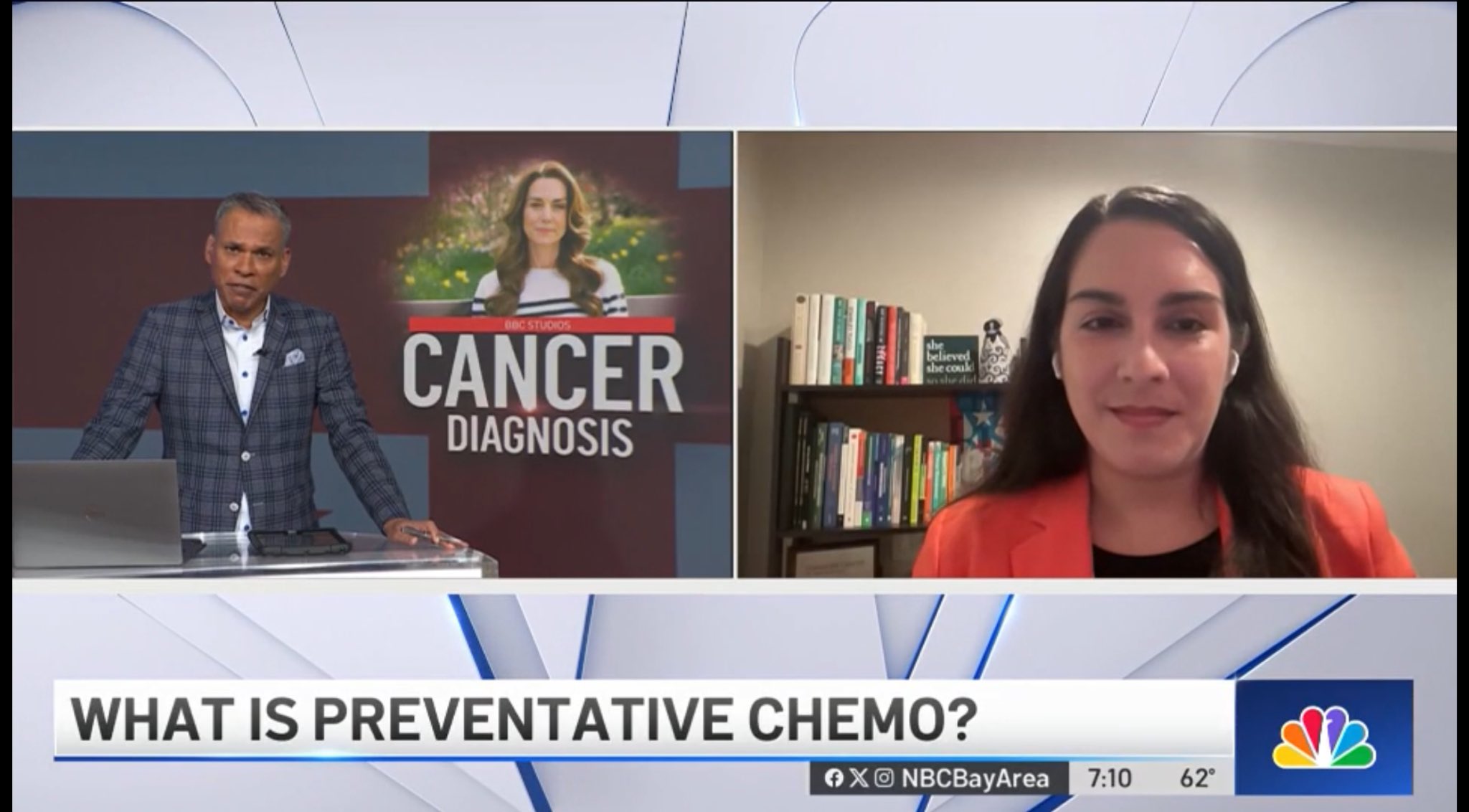 Dr. Ana I. Velázquez Mañana's interview where she talks about adjuvant chemotherapy in light of Kate Middleton's cancer diagnosis - Florez Lab
