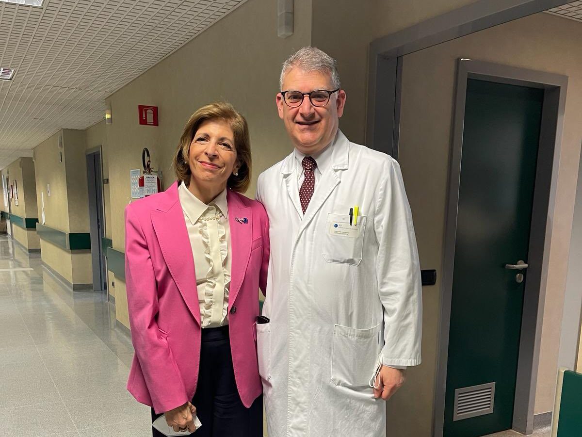 Giuseppe Curigliano: Grateful to Stella Kyriakides Commissioner for Health at European Commission for visiting European Institute of Oncology (IEO)