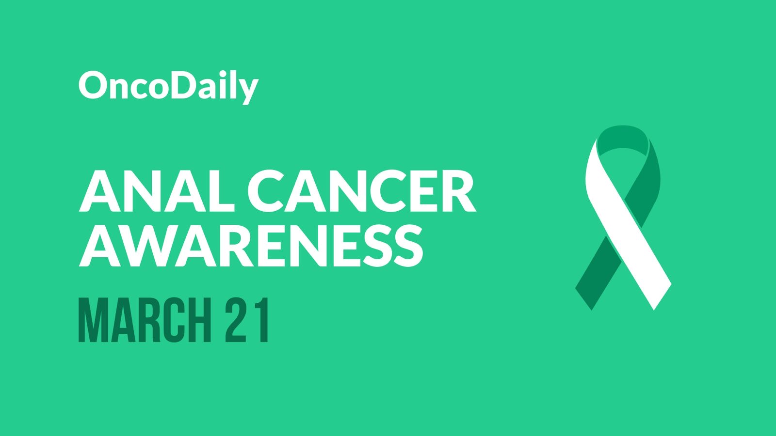 On March 21st let's talk about Anal Cancer