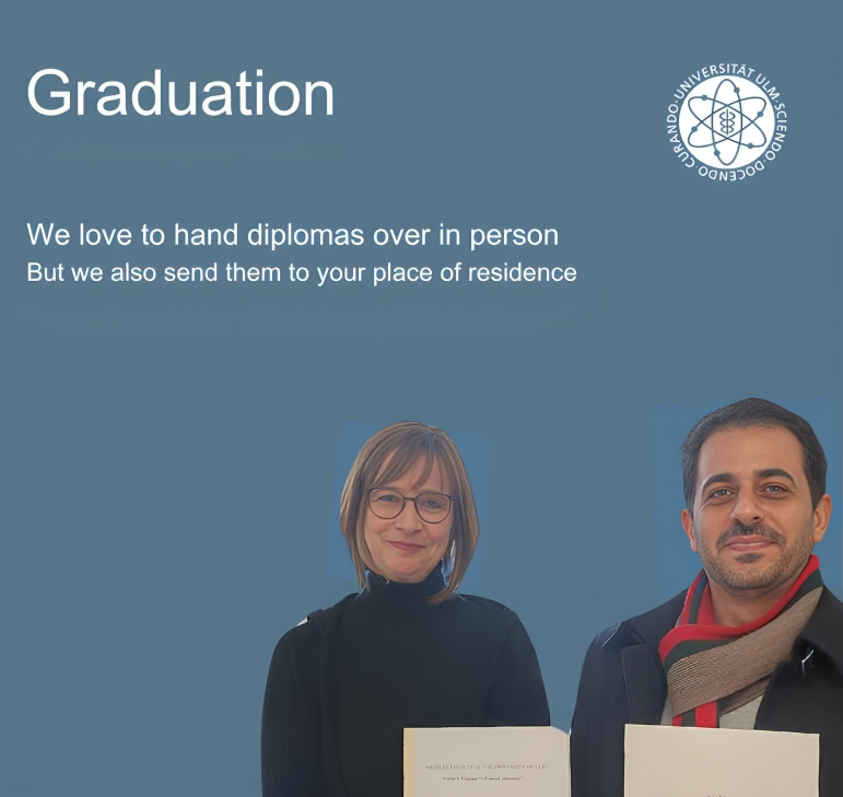 Advanced Oncology: Usually, diplomas are handed over during the graduation ceremony or being sent to the students' place of residence