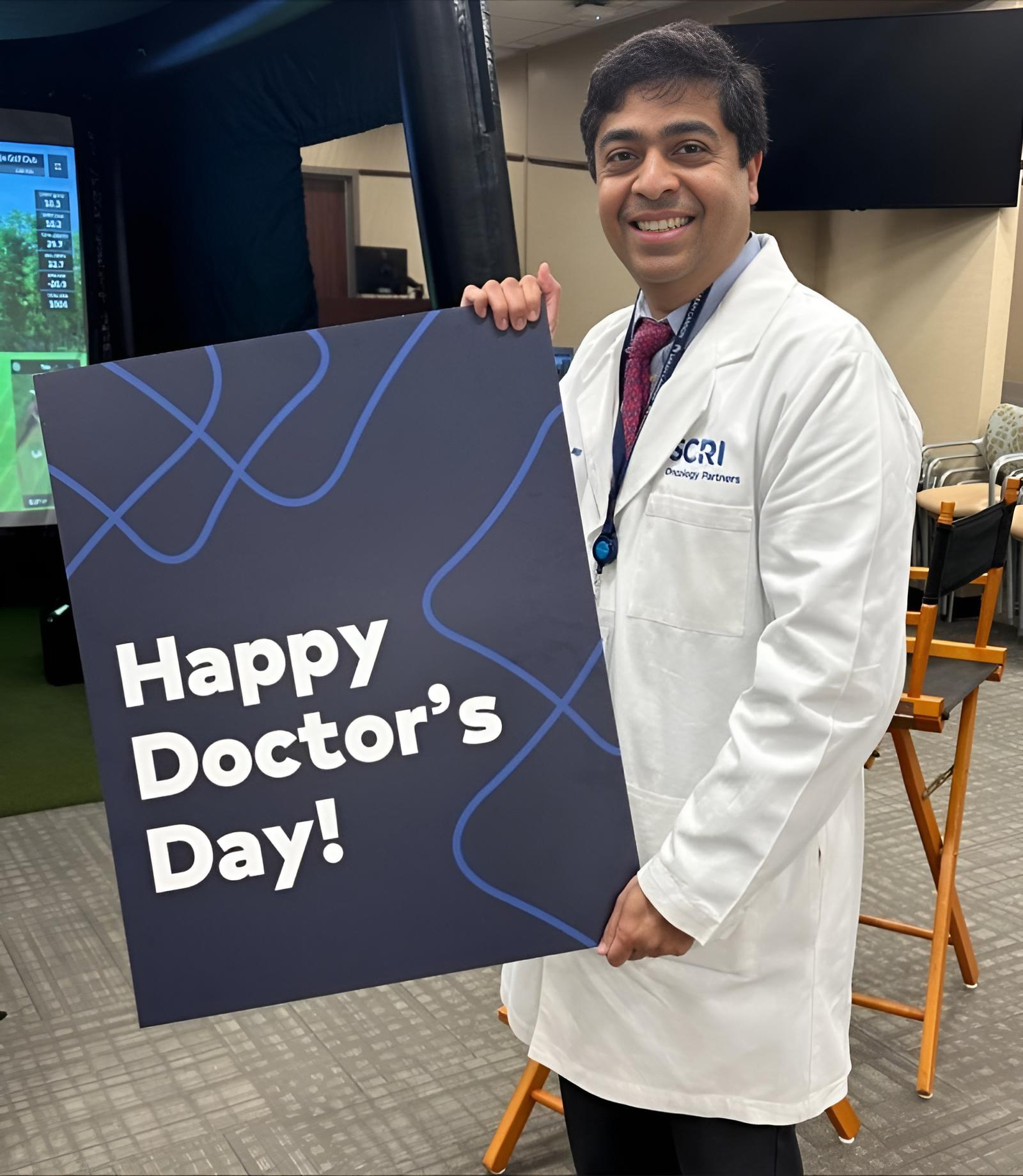 Vivek Subbiah: On Doctors' Day, feeling blessed to receive hugs from my patients