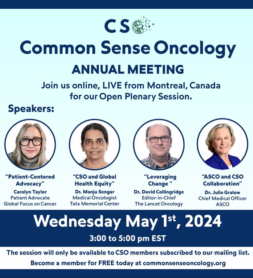 Common Sense Oncology