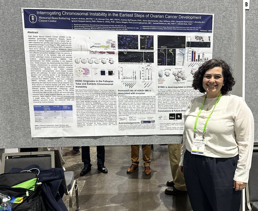 Medical oncology fellow Dr. Duaa Al-Rawi on being at AACR24 - MSKCC