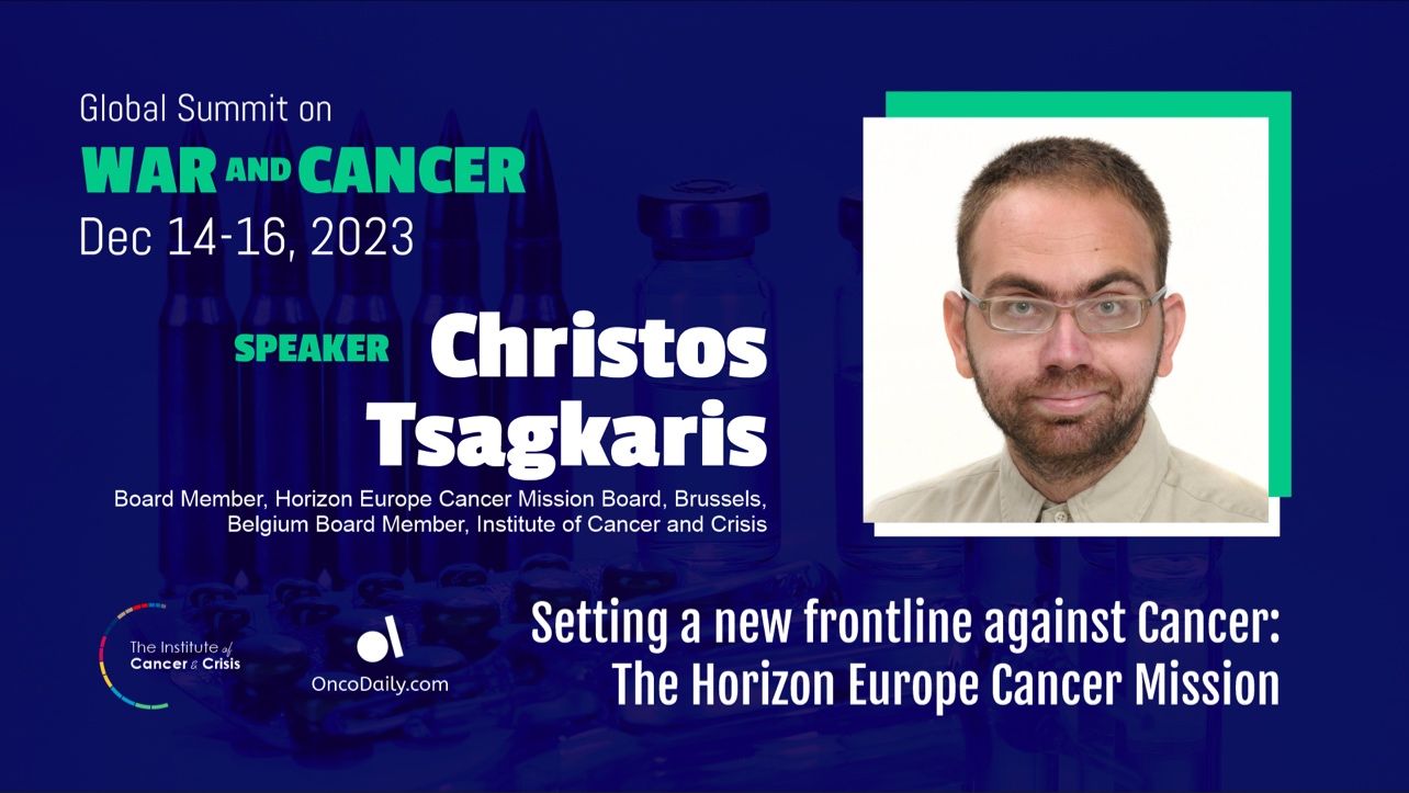 Global Summit on War and Cancer 2023: Christos Tsagkaris' speech on the Horizon Europe Cancer Center