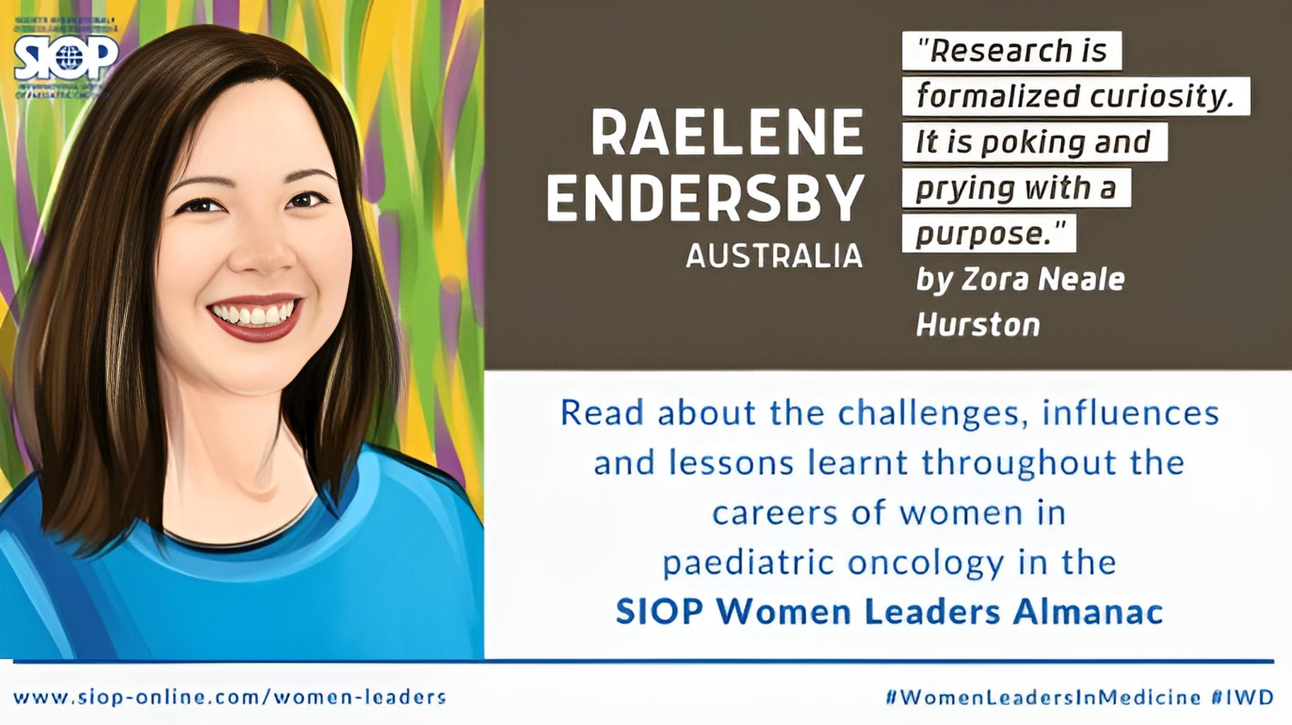 The Women Leaders in Paediatric Oncology are inspiring the next generation of Women Leaders In Medicine - SIOP