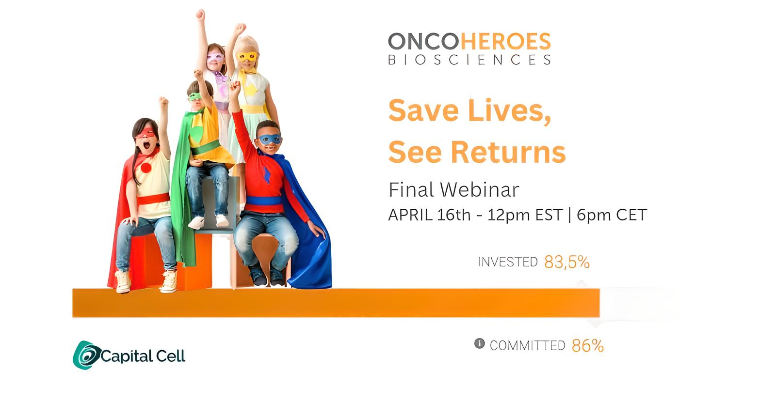 Have you registered for next week's final webinar yet? - Oncoheroes Biosciences