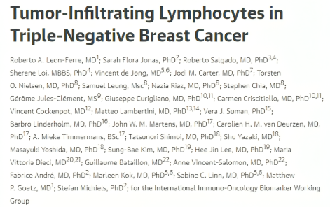 Early-stage triple-negative breast cancer treated with locoregional therapy only - JAMA Oncology