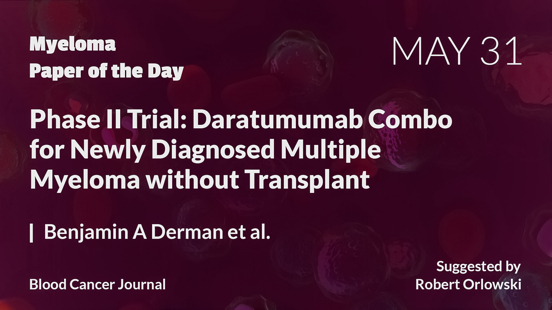 Myeloma Paper of the Day