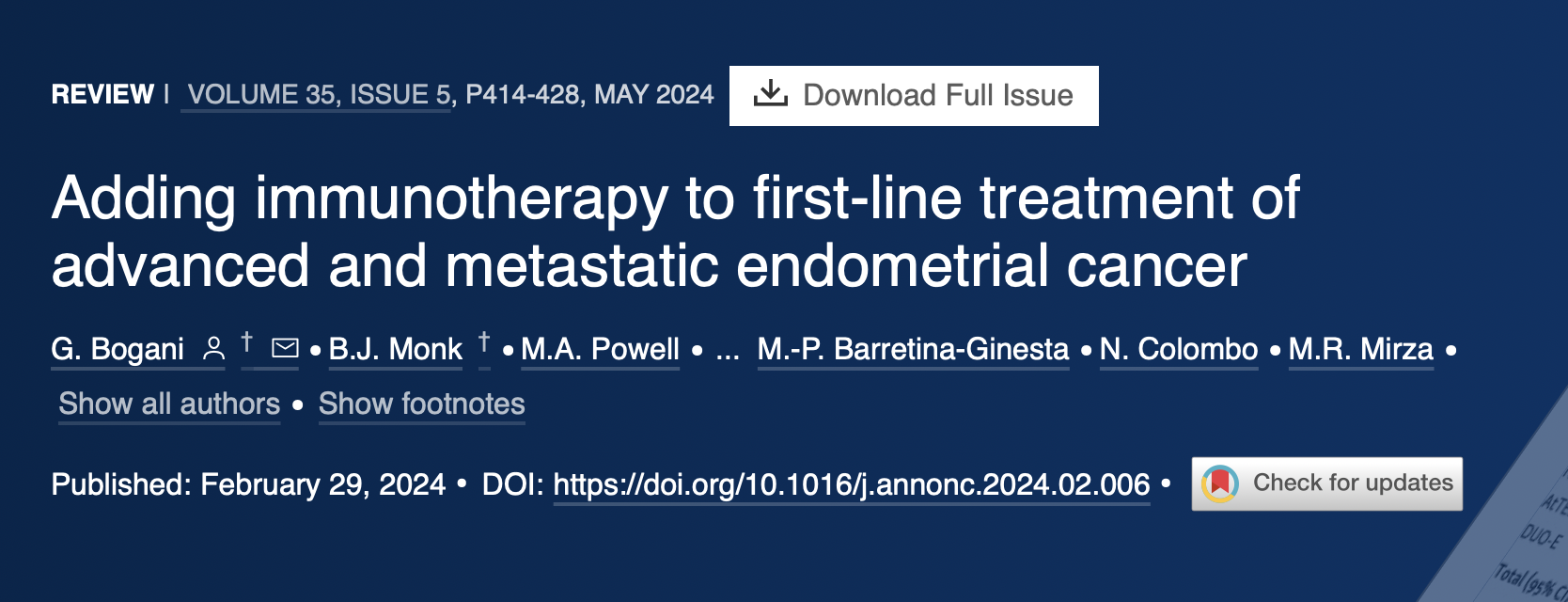 Annals of Oncology