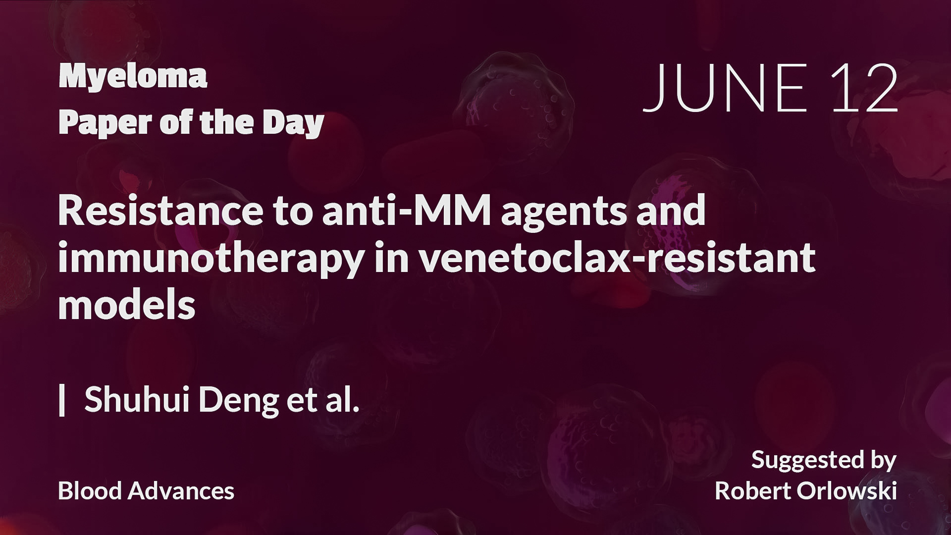 Myeloma Paper of the Day