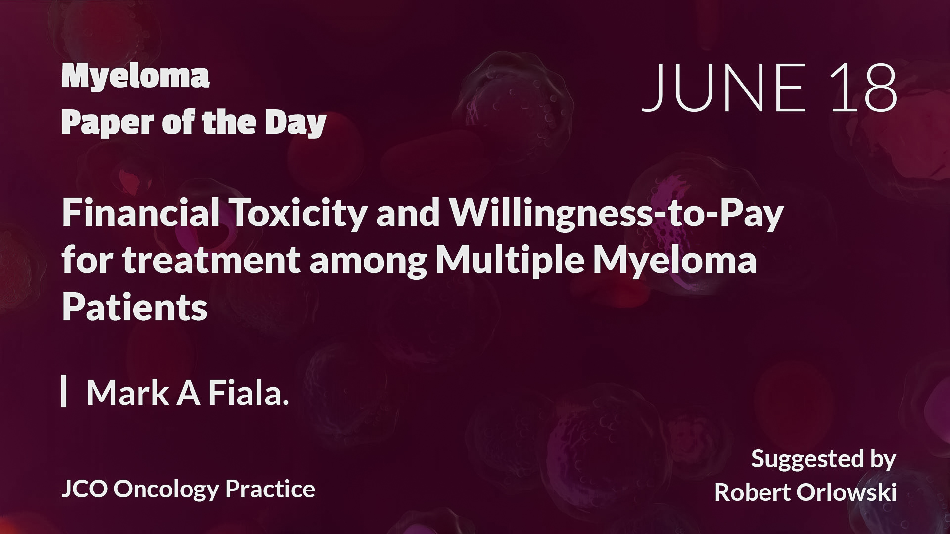 Myeloma Paper of the Day