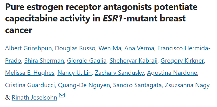 ER low tumors