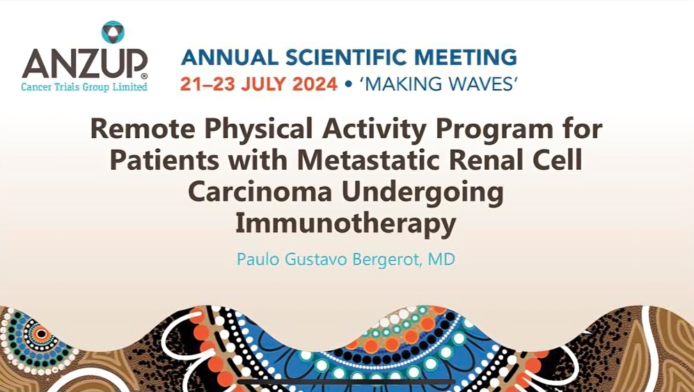 The impact of a remote exercise program for patients with RCC by Paulo G Bergerot