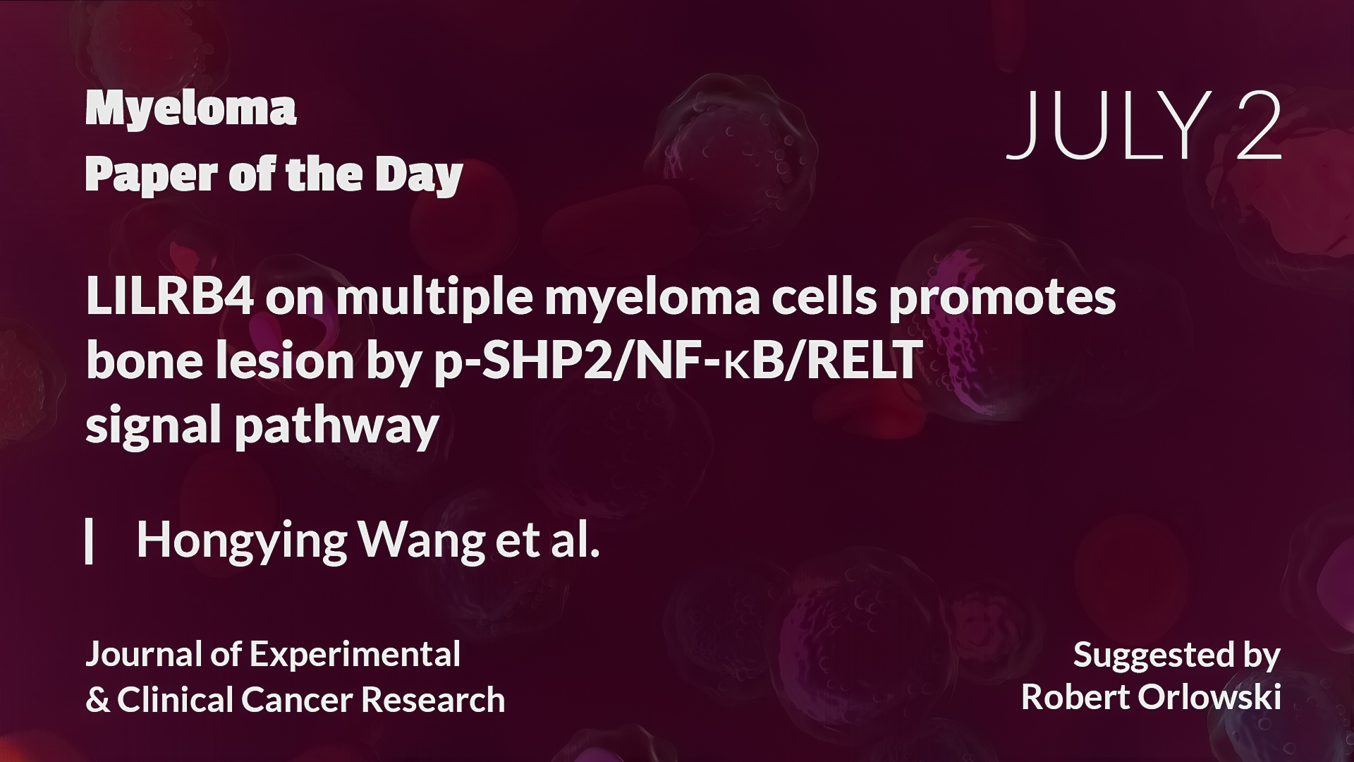 Myeloma Paper of the Day