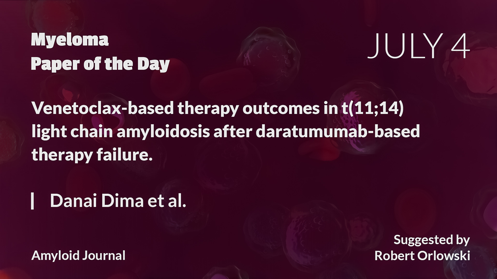 Myeloma Paper of the Day