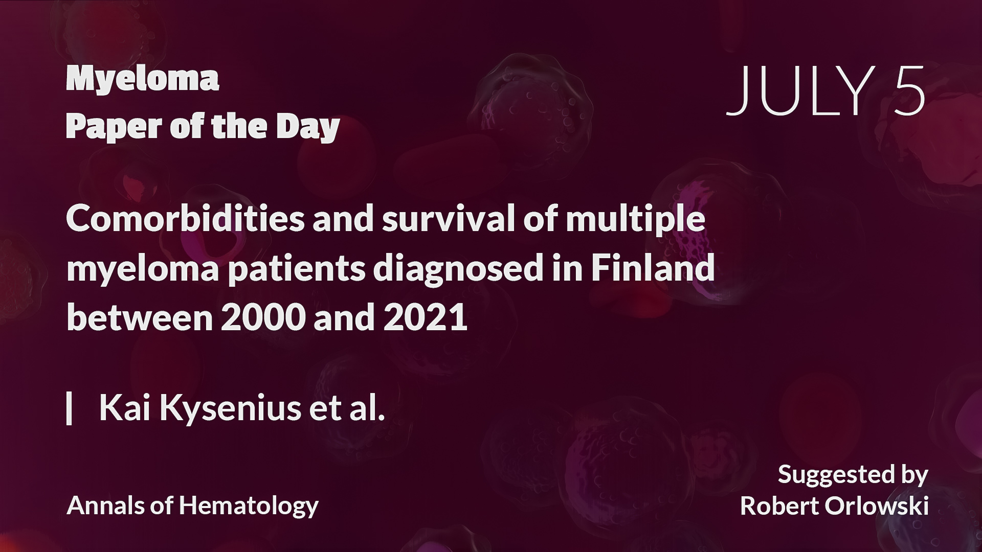 Myeloma Paper of the Day