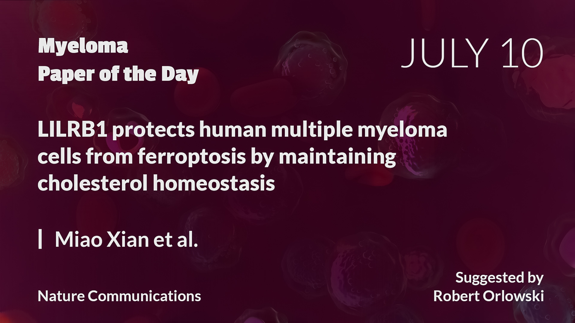 Myeloma Paper of the Day