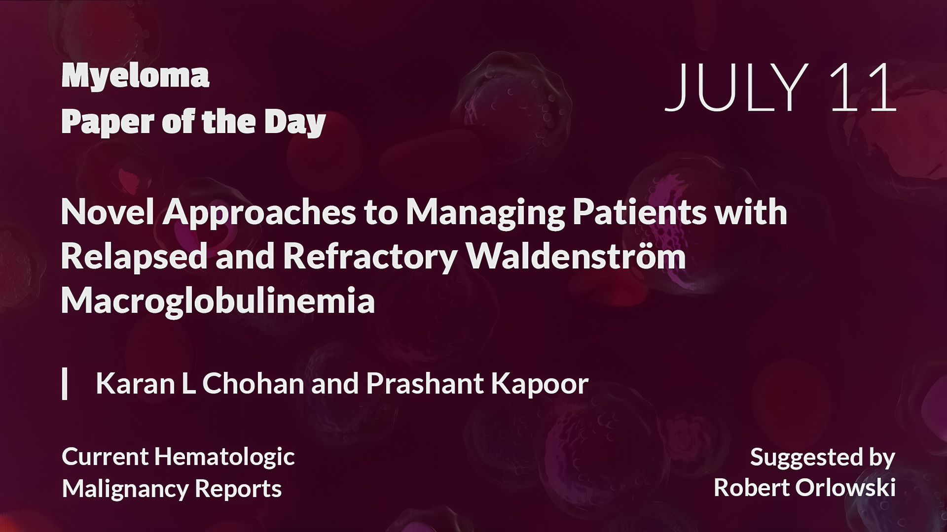 Myeloma Paper of the Day