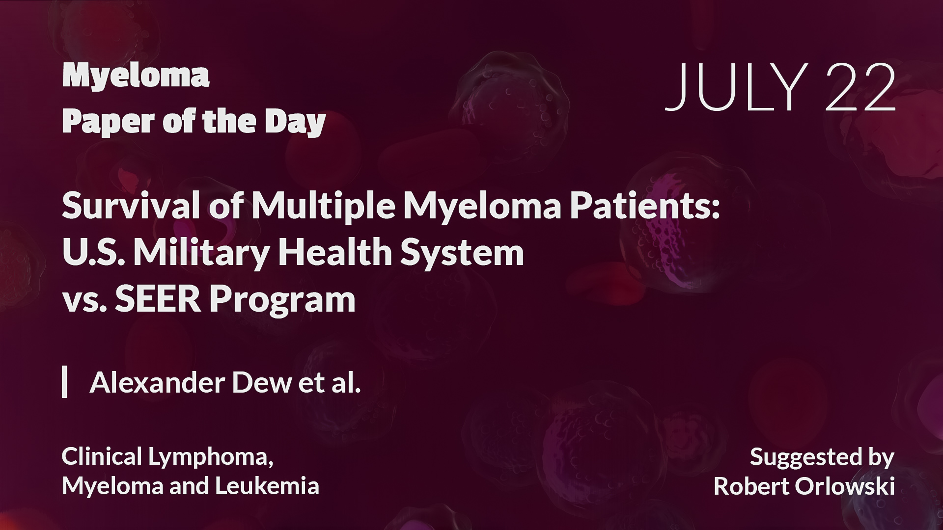 Myeloma Paper of the Day