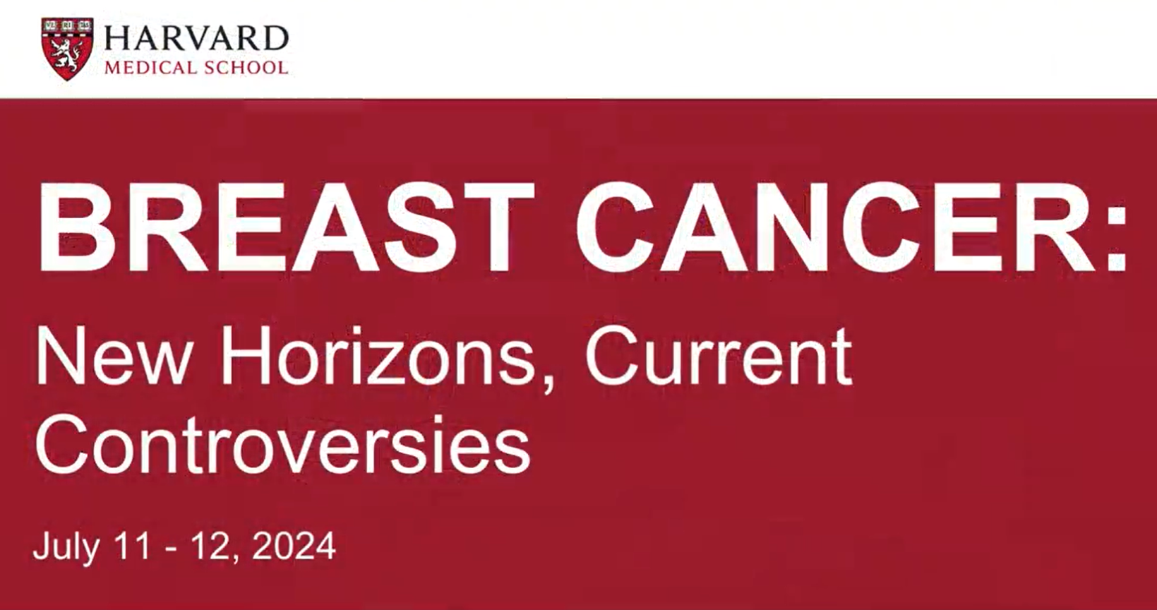 Harvard Breast Cancer Course