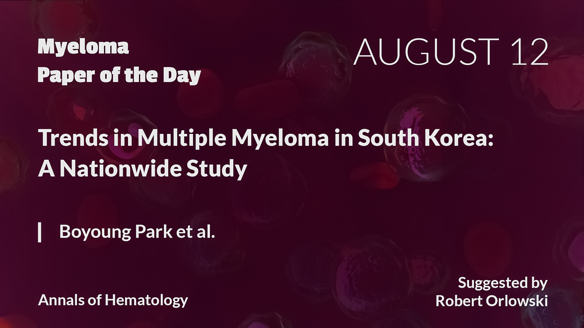 Myeloma Paper of the Day