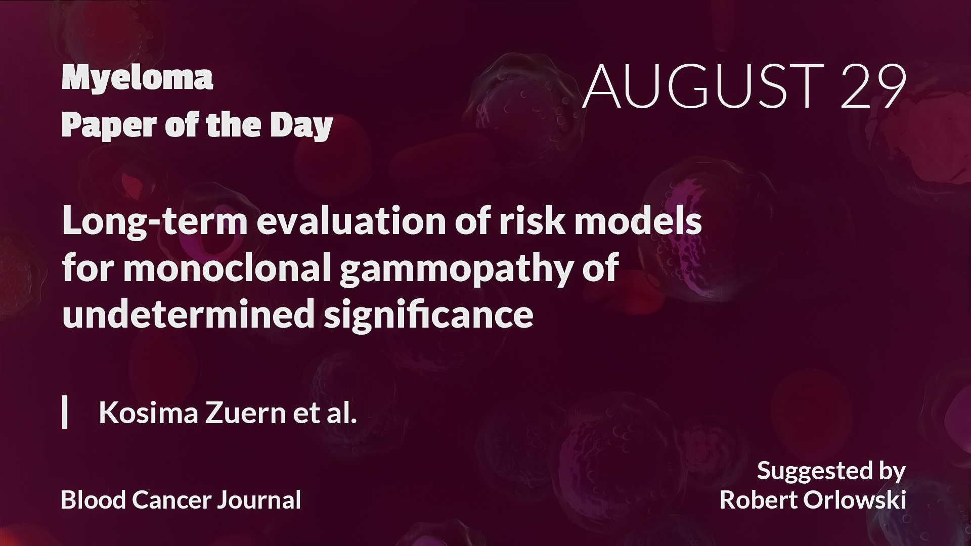 Myeloma Paper of the Day