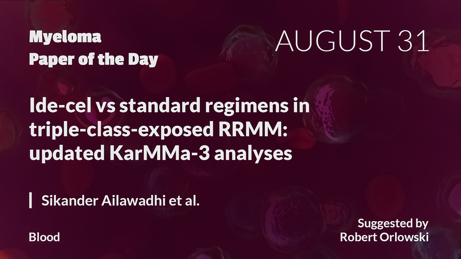Myeloma Paper of the Day