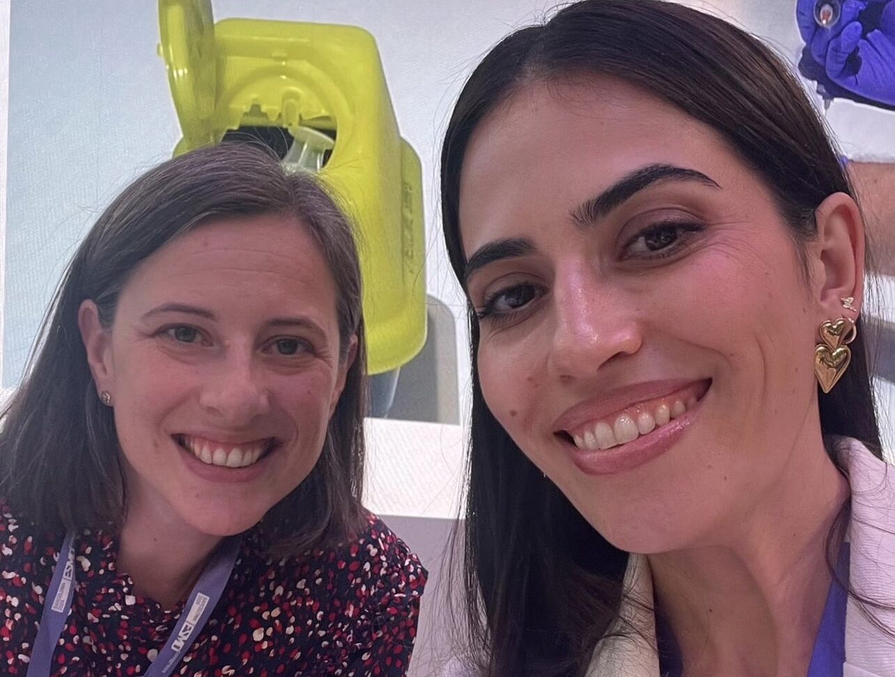 Donjeta Zeqa and her Patient Tanja Spanic