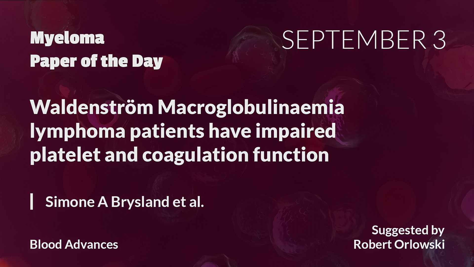 Myeloma Paper of the Day