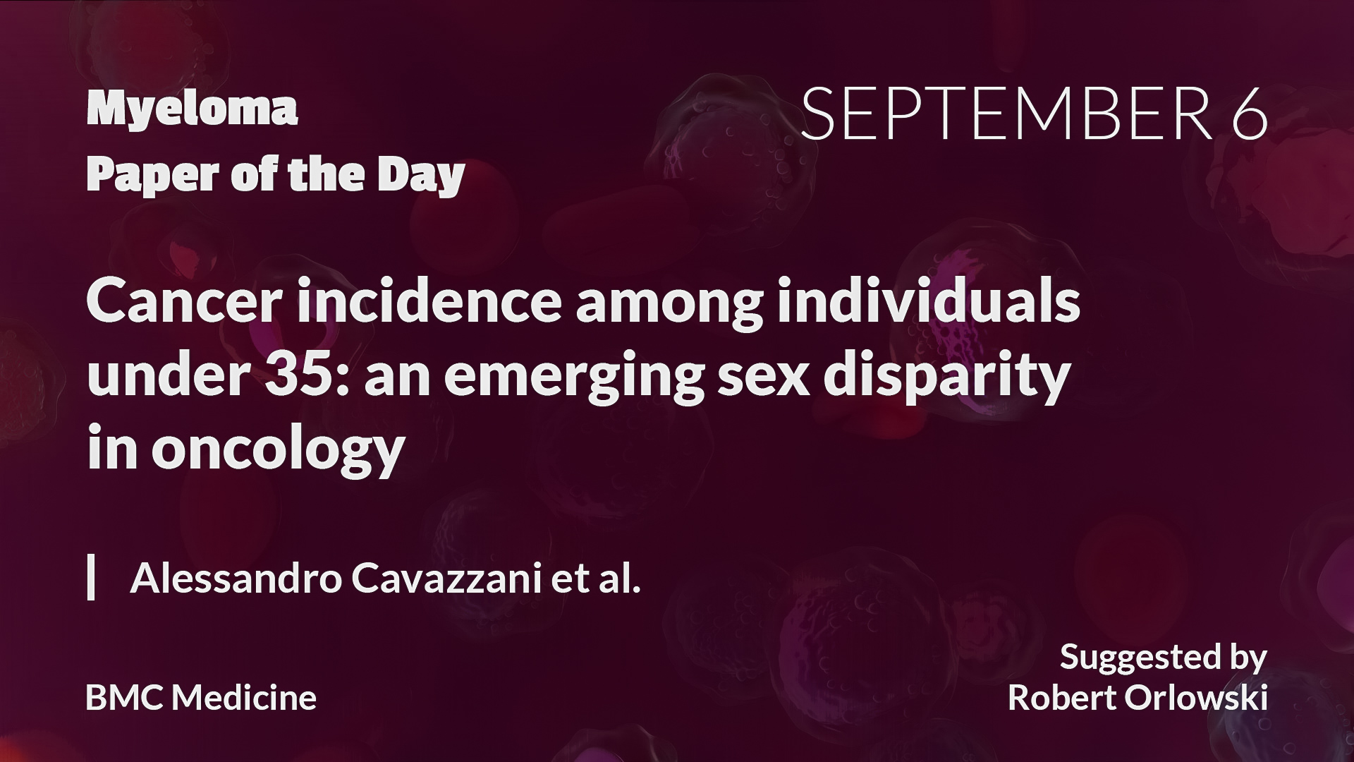 Myeloma Paper of the Day