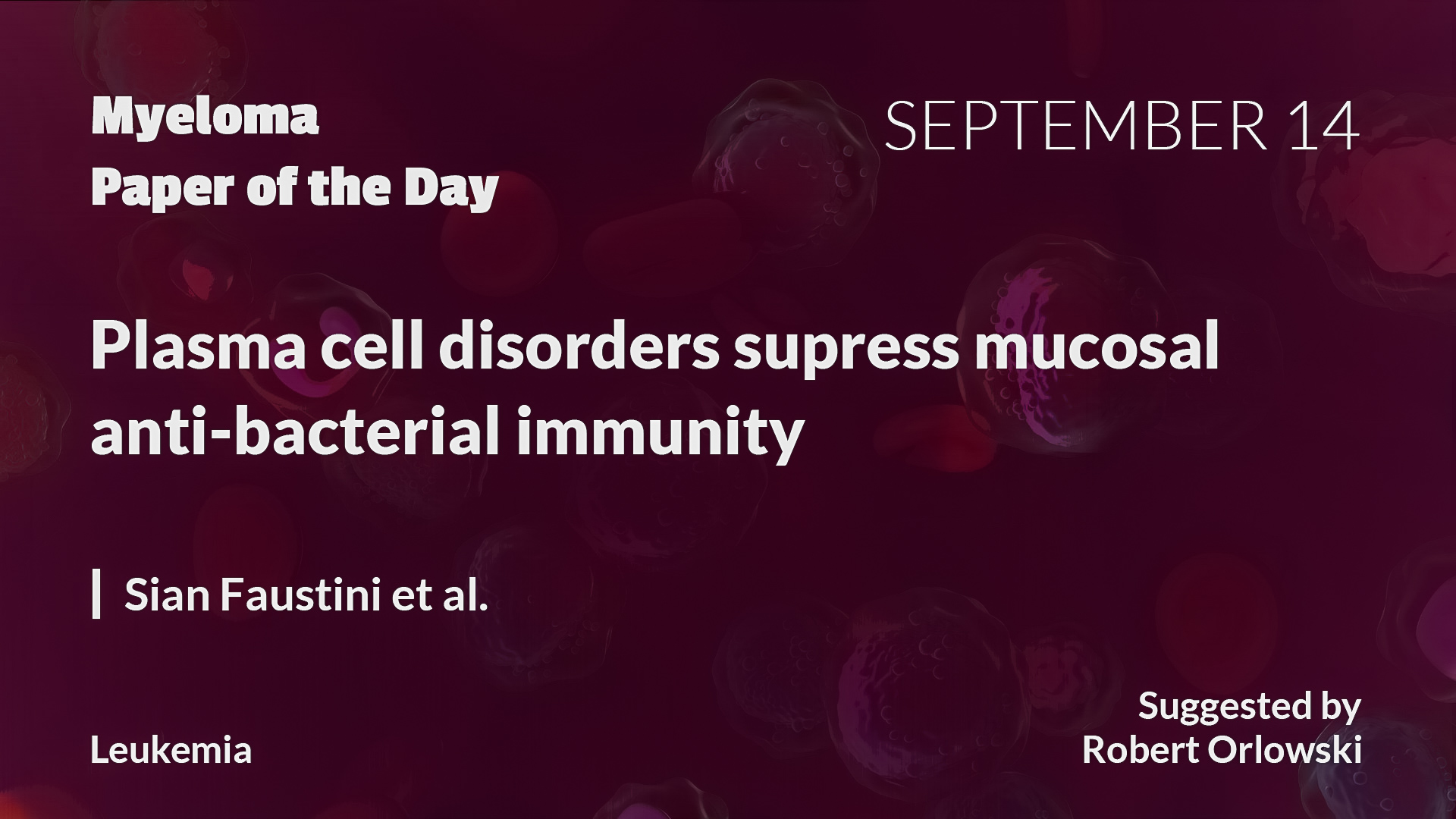 Myeloma Paper of the Day