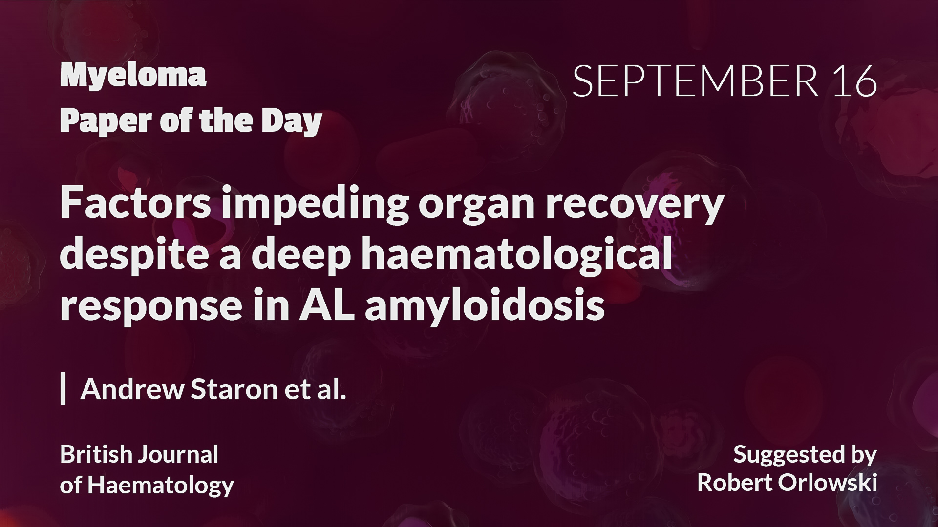 Myeloma Paper of the Day