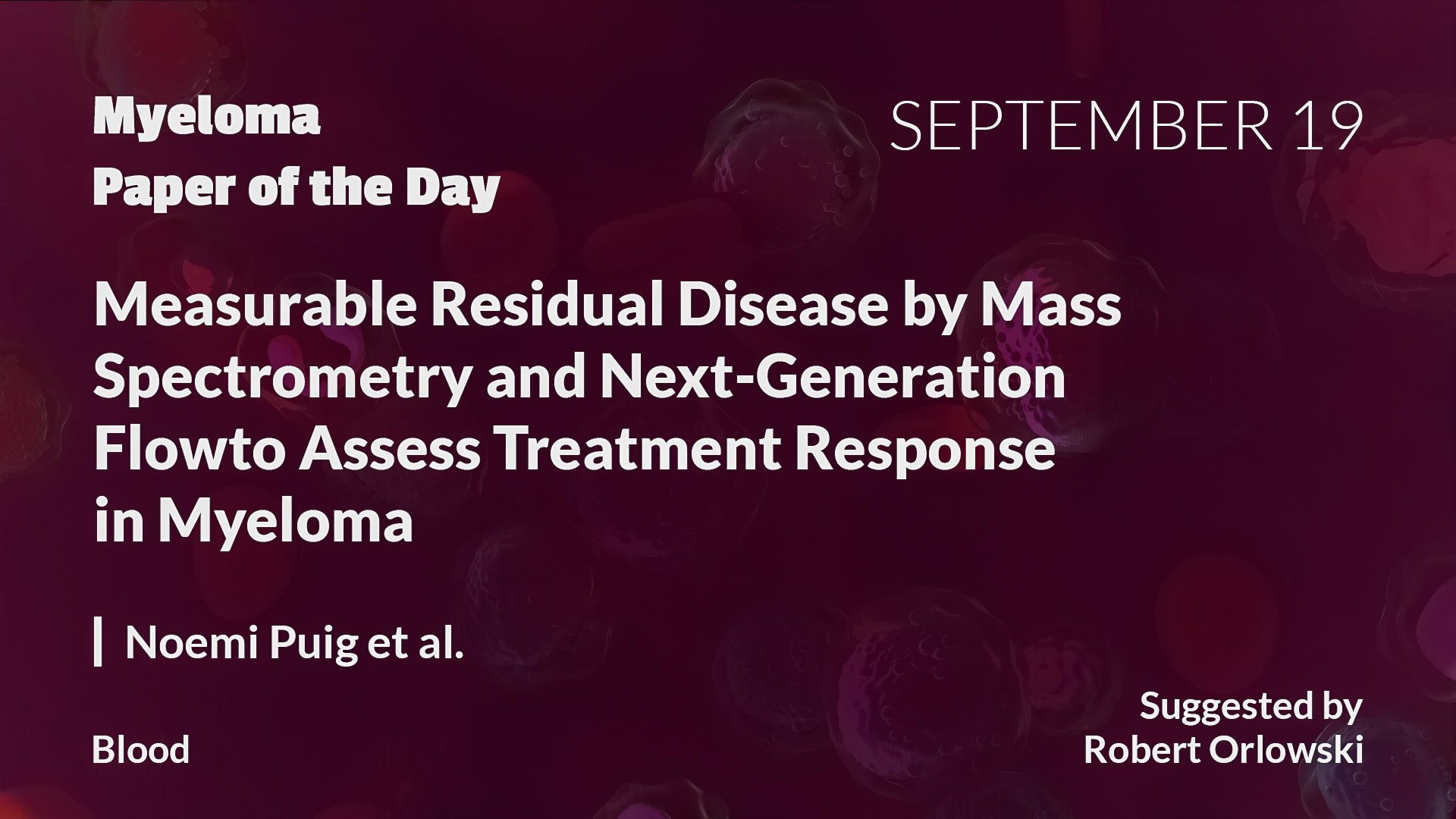 Myeloma Paper of the Day