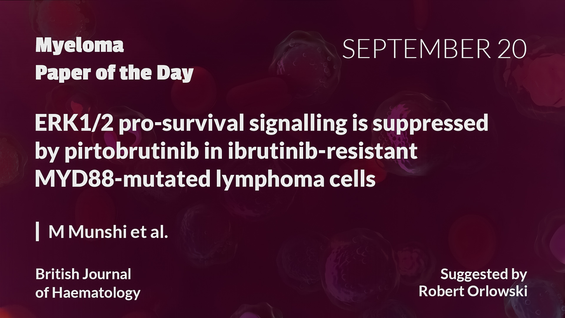 Myeloma Paper of the Day