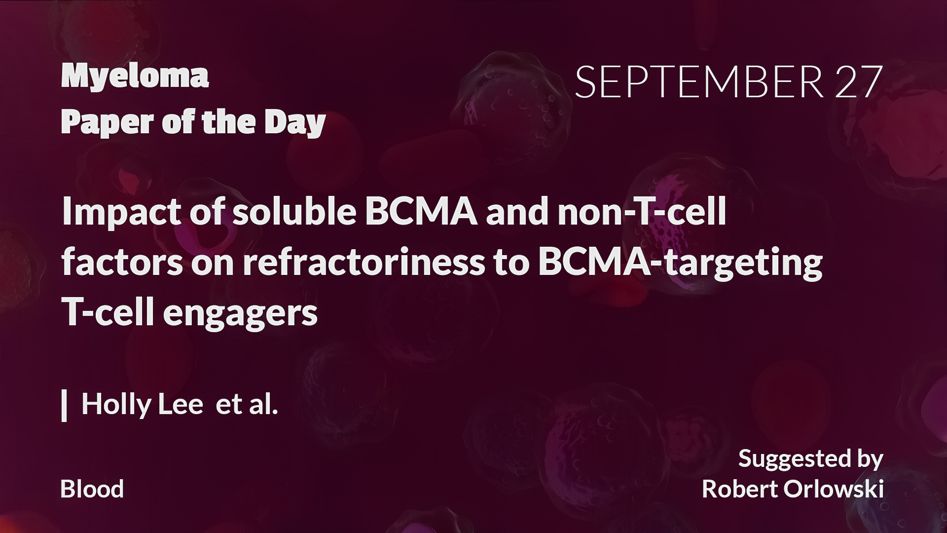 Myeloma Paper of the Day